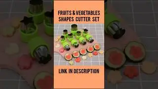 Fruits And Vegetables Shapes Cutter Set