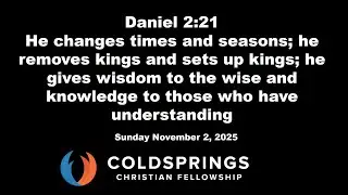 11/2/25 CCF Sermon
