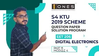 S4 KTU 2019 Scheme Question Paper Solution | Digital Electronics | EET206 |  Part B | Module 4