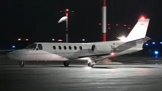 SwAFHF Cessna Citation 550 II Departs from Tampere-Pirkkala