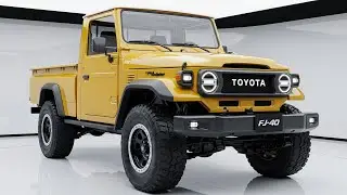 Обзор пикапа Toyota FJ 40 2026 года | Новая легенда американского бездорожья возвращается с подро...