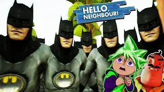 CHIPMUNK vs BATMAN CLONES | Hello Neighbor Mod