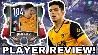 104 RATED JIMENEZ NATIONAL HEROES PLAYER REVIEW AND GAMEPLAY! | FIFA MOBILE 21!