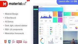 Materialart Powerful Material Admin Template | Themeforest Website Templates and Themes
