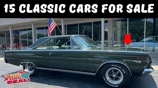 15 BEST CHEAP CLASSIC CAR FINDS for Sale CHEAP Too Good to Ignore🚗💥