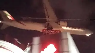 Night Widebody plane spotting at Karachi Airport | Rare Compass Air Cargo Boeing 747-400F.