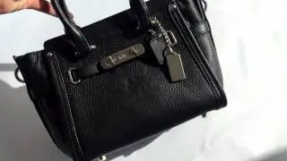 Сумка COACH Swagger 21 In Pebble Leather