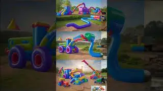 #jcb #truck #tractor #snake  #train #excavator #balloonprank #gadi #cartoon #trending #youtubeshorts