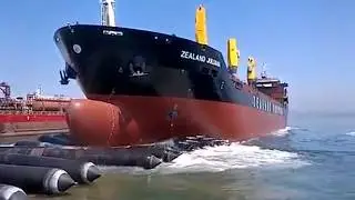 Ship launching | how to docking ship with airbags applications and avoid ship launching fail
