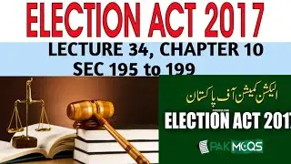 SEC 195 to 199 of ELECTION ACT, 2017 I INFORMATION NOT TO BE DIVULGED I OFFENCES UNDER PPC