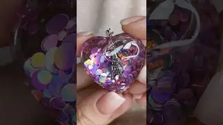 How to make shaker charm #uvresin #shakercharm #makingjewellery