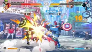 MTFS-Captain America shield throw combo