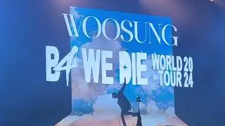 #woosung 【 B4 WE DIE 】 | WORLD TOUR in San Antonio 2024-11-08 | 4K | #livemusic