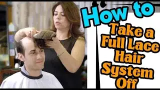 Come rimuovere un sistema di capelli in lace intero | Lordhair