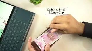 Contacts RFID Slim Bifold Genuine Leather Minimalist Front Pocket Wallets for Men with Money Clip