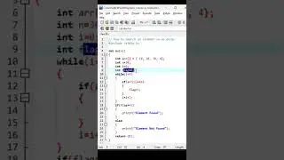 Class 42 | how to search an element in an array | #shorts #cprogramming #arraysinc