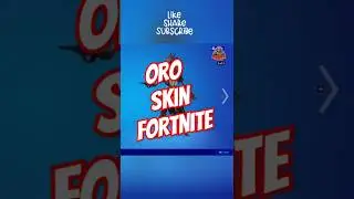 Oro Skin fortnite #shorts #fortnite #fortniteshorts