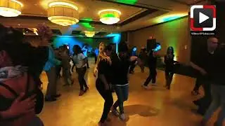 Rafael y Zoila social dancing at the Houston Salsa Congress Pre-Party