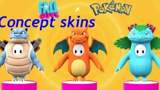 Amazing fall guys fan made crossover skins!