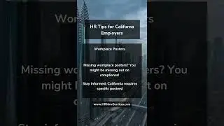 Workplace Posters: Ensuring Compliance in California! #californialaw #businesscompliance