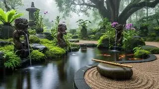 Zen with Bamboo Flute and Rain | Single Track 2 | Malaysian Soundscape #antianxietymusic