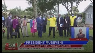PULEZIDENTI MUSEVENI - Asisinkanye aba Ethiopia ku kuzza emirembe