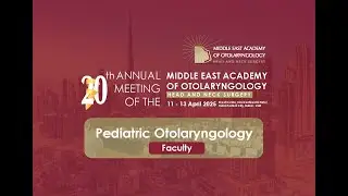 We are honored to introduce the Pediatric Otolaryngology Faculty for #MEOTOAcademy 2025!