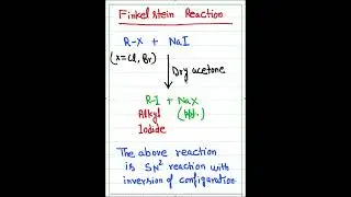 Finkelstein Reaction | Halogen Exchange Reaction | Class 12 Chemistry | NCERT