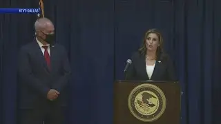 USDOJ press conference on gun plea