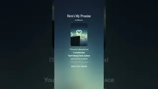 Here’s My Promise
