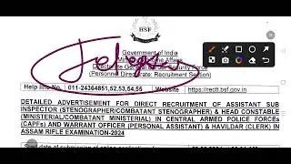 BSF HEAD CONSTABLE MINISTERIAL & ASI STENOGRAPHER EXAM OUT💗🎁BSF HCM WRITTEN EXAM DATE UPDATE🔴💗💙🔵👉