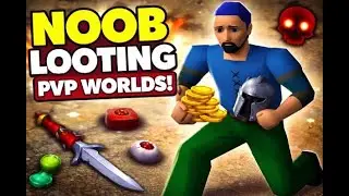 LIVE OSRS | Scavenging PvP Deaths as a Noob