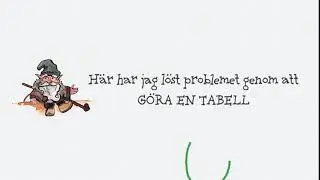 Lyckas med probleml&ouml;sning - G&ouml;r en tabell