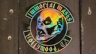 @immortalmasks Распаковка чёрно-белой силиконовой маски Шута от Immortal Masks. Часть 1 из 2.