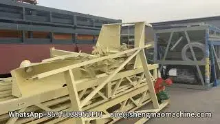 2 sets of concrete batching plant ready for shipment, by Shengmao Machinery