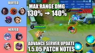 LAYLA'S 140% MAX RANGE DAMAGE!? NEW ADVANCE SERVER UPDATE