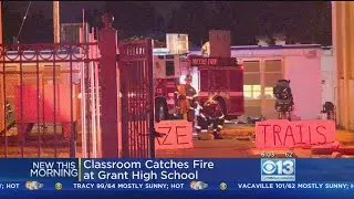 Classroom Catches Fire At Grant High School
