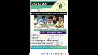 VOL 5. MICROPROCESSOR GATE ESE ELECTRONICS EC MADE EASY TOPPERS HANDWRITTEN NOTES #gate #psu