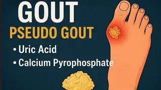 Gout & Pseudogout Explained | Clinical Features, Diagnosis & Treatment |Rheumatology Lecture