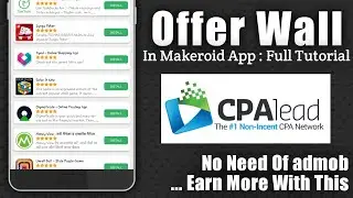 Offer Wall In Thunkable App || Earn More then Admob || Tech Developer