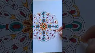 Mandala 1.1 Coloring I Coloring Therapy I Meditation #coloringfun #therapy #coloringadventure #art