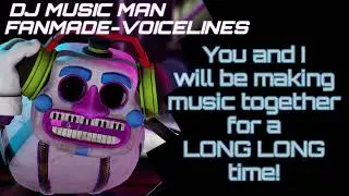 FNAF: Голосовые реплики диджея Music Man, созданные фанатами