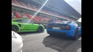 Lotus Exige 380 vs cup 430: Barcelona-Catalunya GP