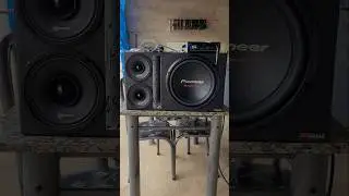 Subwoofer pioneer w312 e taramps ds440x4 e fh300s