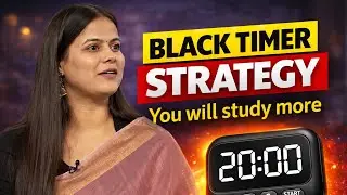 BLACK TIMER STRATEGY 😳| You will study more 😷| Shakti Dubey | AIR 1 | FIFTH ATTEMPT | CSE’24