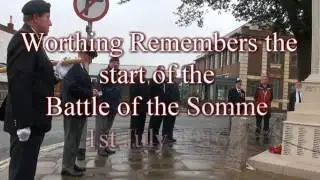 Worthing Remembers the Battle of the Somme 1st July 1916