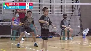 Henry Park Primary Sch vs Nan Hua Pri Sch | Badminton Senior Div west zone Boys Doubles | NSG 2021