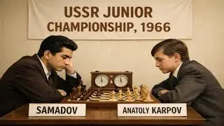 Samadov vs Anatoly karpov &bull; USSR Junior Championship. 196