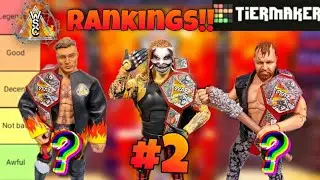 Ranking every WSC hardcore champions!! (tiermaker)