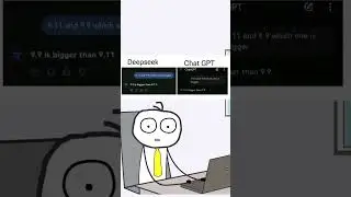 🤖 DeepSeek vs ChatGPT: The Ultimate AI Showdown! 🚀🖥️||#shorts #shortvideo #viralvideo #codingjourney